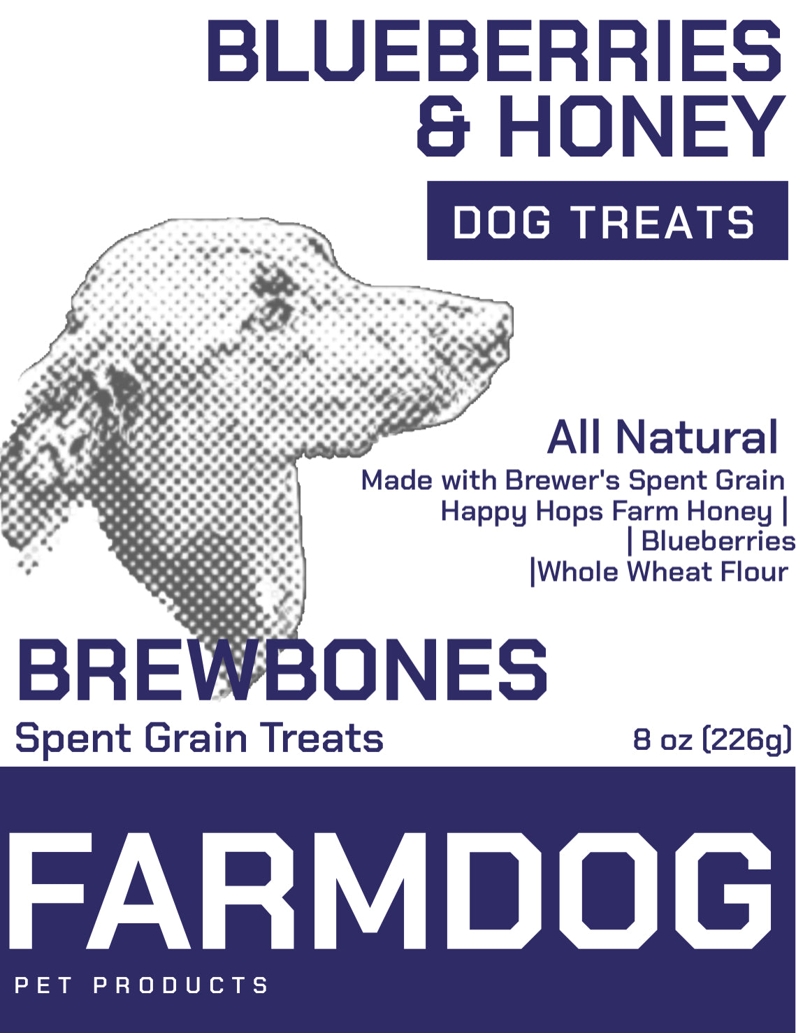 Spent Grain Dog Treats - FARMDOG