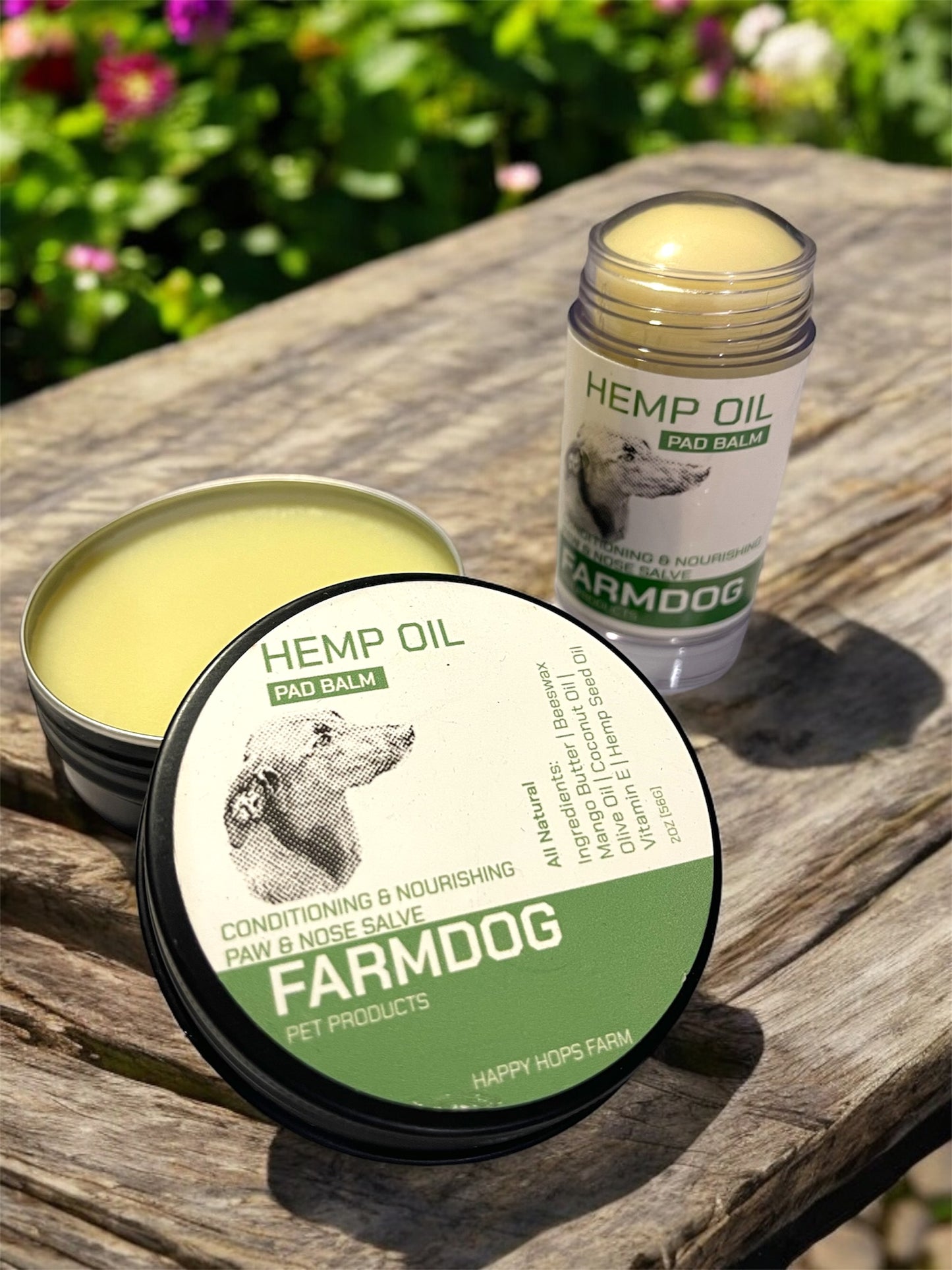 All-Natural Hemp Dog Balm Stick