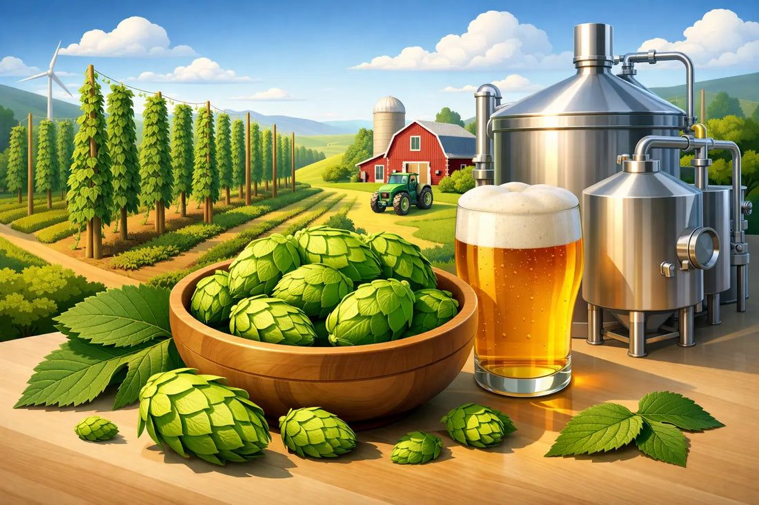 Benefits of Whole Leaf Hops From the Farm