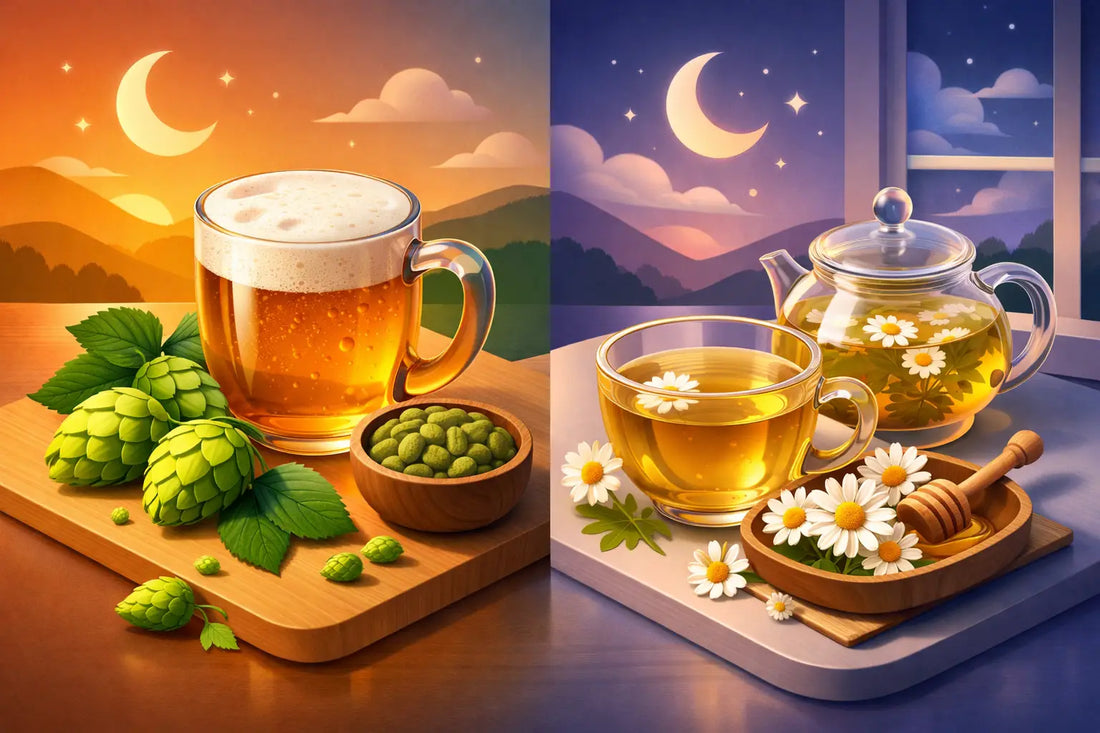 Hop Tea vs Chamomile Tea for Better Evenings