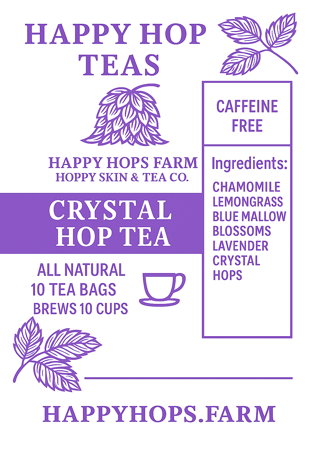 Hoppy Tea Tin