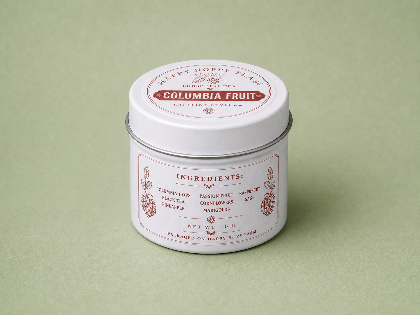 Loose Leaf Tea Tin - Sample Size