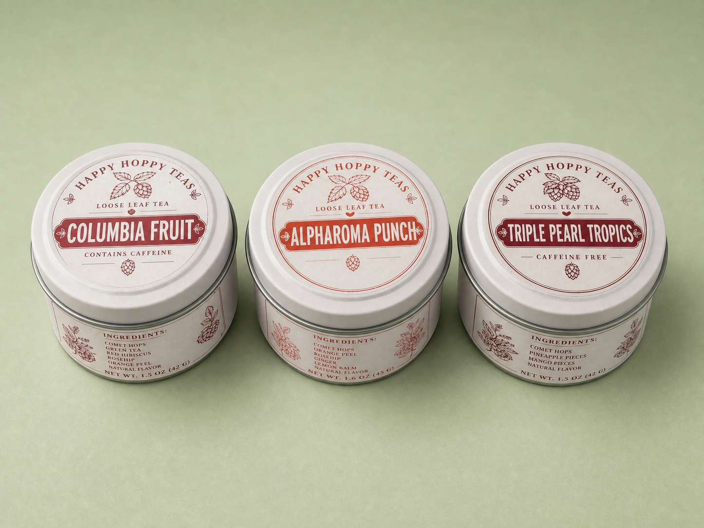Loose Leaf Tea Tin - Sample Size