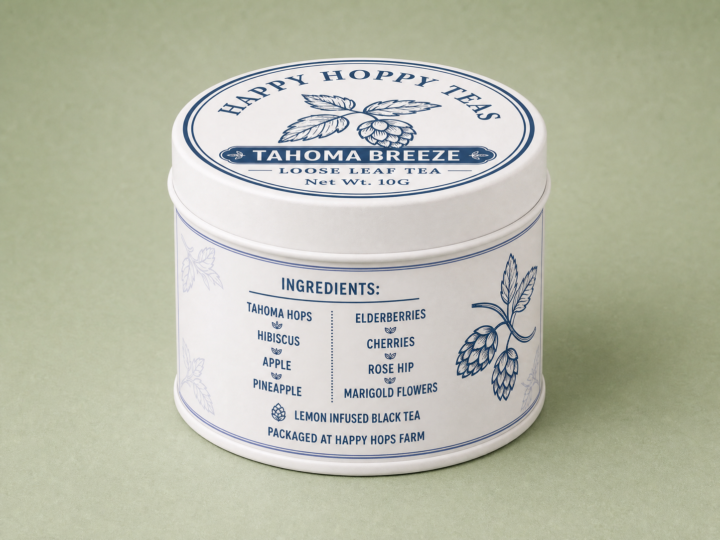 Loose Leaf Tea Tin - Sample Size