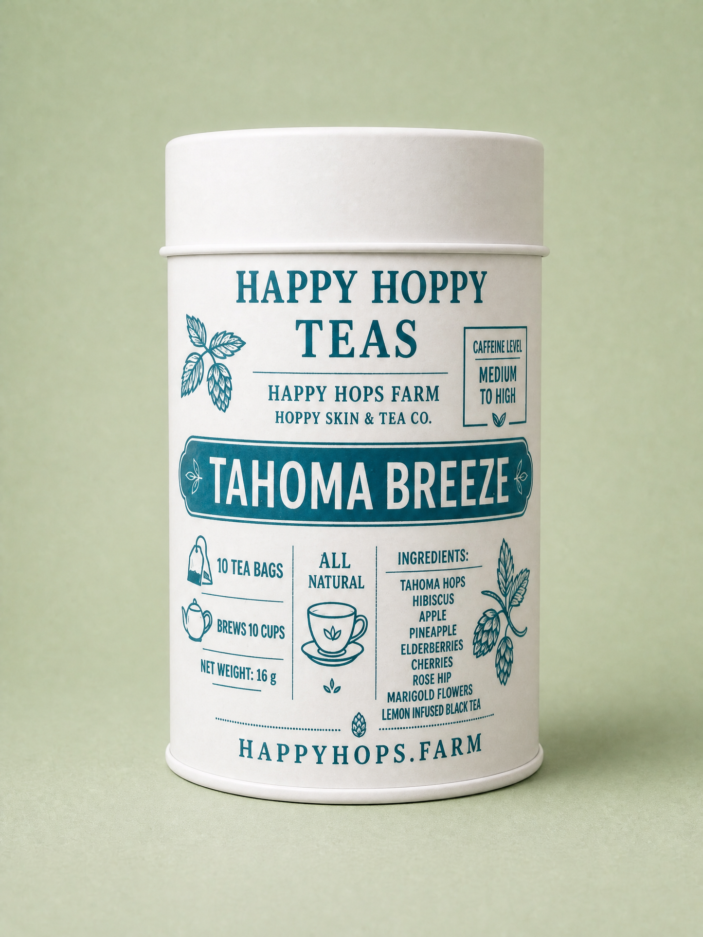 Hoppy Tea Tin
